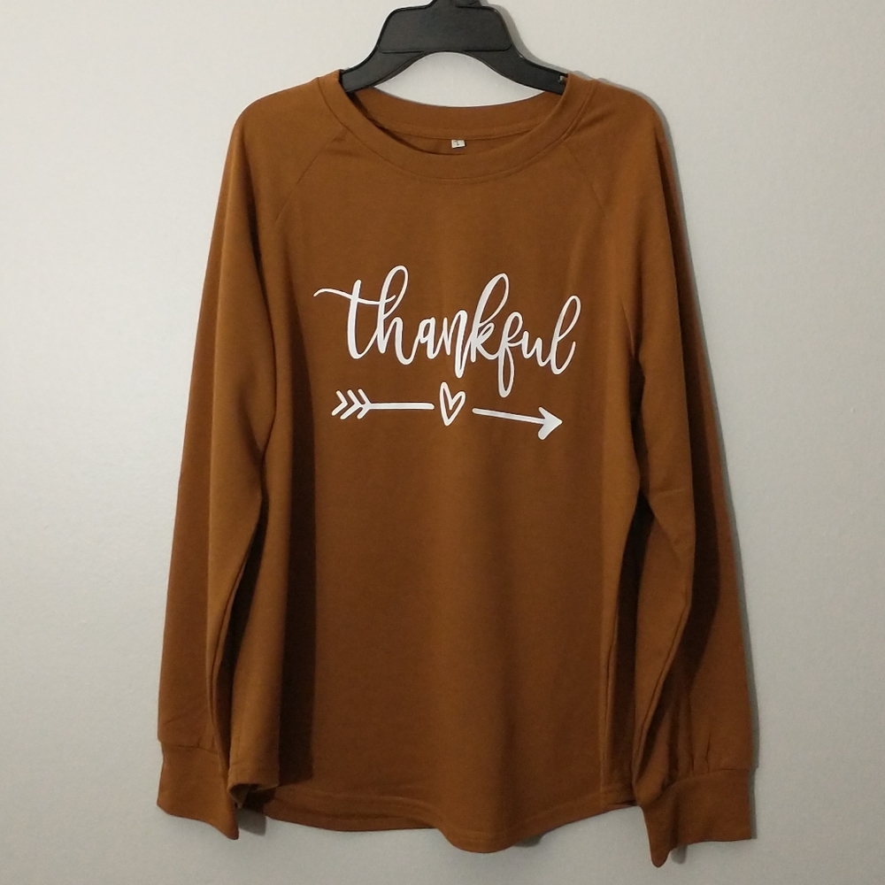 NWOT | "Thankful" Long Sleeve T-shirt